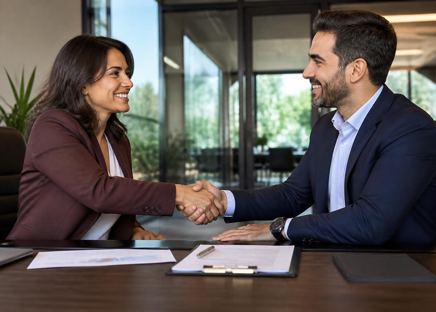 Founder and MAZ Technology signing a co-build agreement