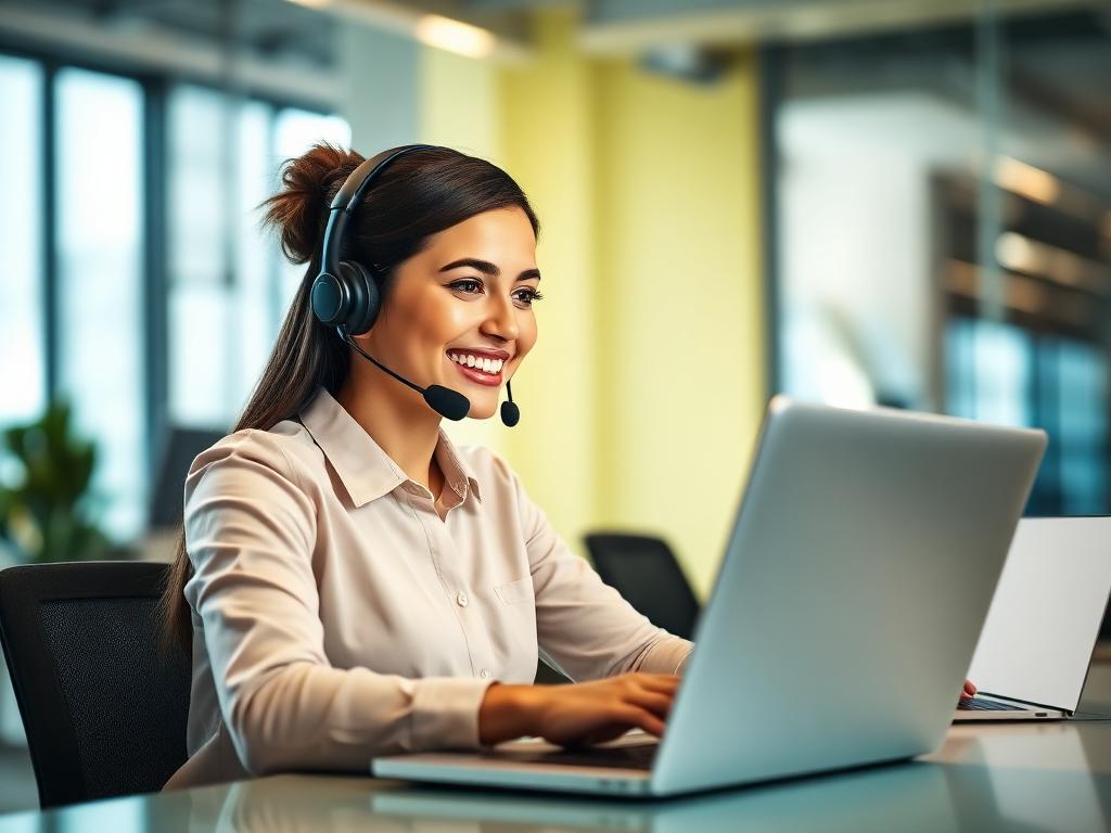 AI Sales Employee handling a website chat conversation